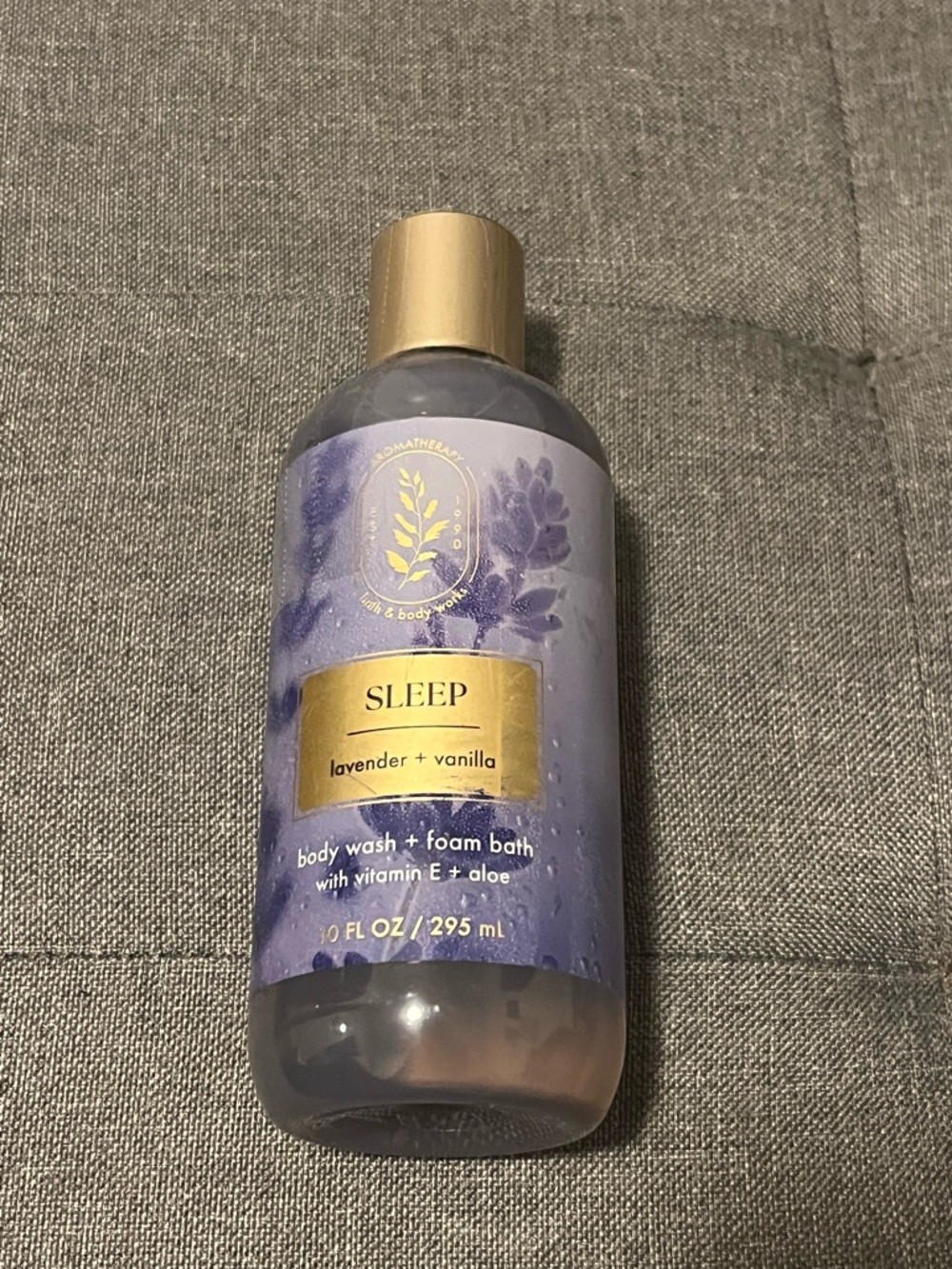 Bath & Body Works Sleep Lavender + Vanilla Body Wash - Purple & Gold